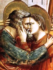         Rencontre d'Anne et Joachim à la Porte Dorée, d'après Giotto